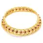 Faraone Milano Vintage Ruby 18K Yellow Gold Collar Choker Cuff Link Necklace
