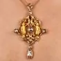 Carrera y Carrera Rose Cut Diamond 18K Gold Twin Cherub Gemini Pin Brooch Pendant 