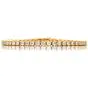 Classic 5.25CT Diamond 14K Yellow Gold Tennis Bracelet