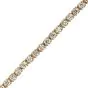Classic 5.25CT Diamond 14K Yellow Gold Tennis Bracelet
