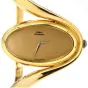 Girard Perragaux 1980s 18K Gold Oval Dial Bangle Watch-Dover Jewelry