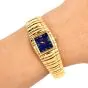 Piaget Tanagra Ref 16051 M 401 D  18k Ladies Lapis Dial Gold Watch