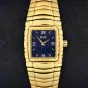 Piaget Tanagra Ref 16051 M 401 D  18k Ladies Lapis Dial Gold Watch