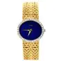 Vintage Piaget Diamond Lapis Lazuli Dial 18 Gold Ladies Watch
