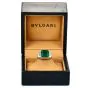 Bvlgari Bulgari 4.59cts Emerald Diamond Platinum Estate Pinky Cocktail Ring