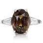 Rare 5.33ct Natural AGL Color Change Alexandrite Diamond Platinum Ring