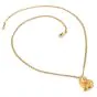 Carrera Y Carrera Diamond 18k yellow Gold Moon Child Pendant Chain Necklace