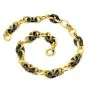 David Yurman 18K Yellow Gold Hematite 17 mm Link Necklace - Dover Jewelry