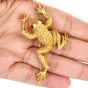 Vintage Kurt Wayne Emerald 18K Yellow Gold Frog Brooch Pin