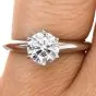 Tiffany & Co. GIA Diamond Platinum Solitaire "The Tiffany" Engagment Ring