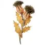 Buccellati Vintage Large Thistle Flower 18K Gold  Silver Morning Brooch Pin