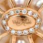 Casa Reale Diamond Pearl Mother of Pearl 18K Gold Multi Strand Large Lariat Necklace