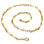 David Webb Vintage 18K Yellow Gold Fancy Link Chain Necklace