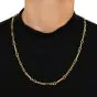 David Webb Vintage 18K Yellow Gold Fancy Link Chain Necklace