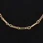 David Webb Vintage 18K Yellow Gold Fancy Link Chain Necklace