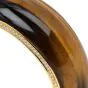 Roberto Coin Tiger's Eye Diamond 18K Yellow Gold Large Bangle Bracelet
