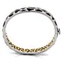 Roberto Coin Diamond Black Onyx 18K White Gold Bangle Bracelet