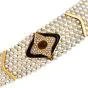 Cartier Citrine Pearl Diamond 18K Yellow Gold Choker Cuff Necklace
