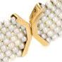 Cartier Citrine Pearl Diamond 18K Yellow Gold Choker Cuff Necklace