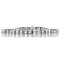 Antique Art Deco  Diamond Platinum Classic Tennis Line Bracelet 