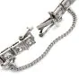 Antique Art Deco  Diamond Platinum Classic Tennis Line Bracelet t 