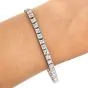 Antique Art Deco  Diamond Platinum Classic Tennis Line Bracelet 