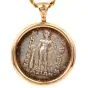 Bvlgari Monete 18K Rose Gold Ancient Coin Pendant Chain Necklace