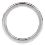 Modern Ruby 18K White Gold Stackable Eternity Band Ring