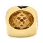 Roberto Coin 18K Yellow Gold Enamel Animallier Leopard Cocktail Ring