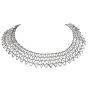 GARAVELLI Designer 7.40cts Diamond 18k Gold Cleopatra Lace Necklace
