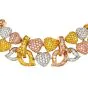 16.55 ct GIA Natural Pink Fancy Intense Yellow Diamond Heart 18K Necklace