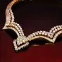 M. Gerard 61.44cts Diamond Yellow Gold Choker Necklace
