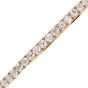 Natural 2.34ct Round Diamond 18K Gold Flex Bangle Bracelet-Dover Jewelry