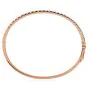 Natural 2.34ct Round Diamond 18K Gold Flex Bangle Bracelet-Dover Jewelry