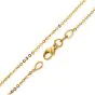Estate Graduated 1.01cts Diamond 14K Yellow Gold Smile Pendant Chain Necklace