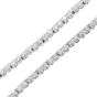 Estate 2.08cts Diamond 14K White Gold Tennis Line Link Chain Necklace