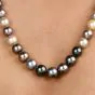 29 Inches 12mm  South sea Pearl 18K Gold Clasp Necklace
