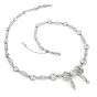 Antique Diamond Ribbon of Love Platinum Choker Necklace