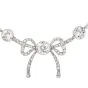Antique Diamond Ribbon of Love Platinum Choker Necklace