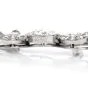 Antique Diamond Ribbon of Love Platinum Choker Necklace