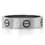 Cartier Love 18K White Gold Eternity Band Ring Size 61