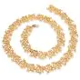  Buccellati Vintage Woven 18K Gold Textured Link Choker Necklace