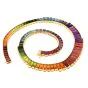 H.Stern Multicolor Gemstones 18K Yellow Gold Rainbow Graduated Link Necklace  