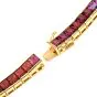 H.Stern Multicolor Gemstones 18K Yellow Gold Rainbow Graduated Link Necklace  