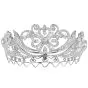 Antique French Diamond Platinum Floral Wedding Tiara |Dover Jewelry|