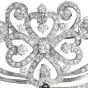 Antique French Diamond Platinum Floral Wedding Tiara |Dover Jewelry|