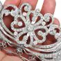 Antique French Diamond Platinum Floral Wedding Tiara |Dover Jewelry|