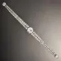 Antique Art Deco Old European Diamond Platinum  Bar Pin Brooch