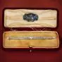 Antique Art Deco Old European Diamond Platinum  Bar Pin Brooch