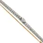 Antique Art Deco Old European Diamond Platinum  Bar Pin Brooch